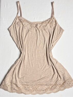 DB Beige Lace Cami- Y2K- XL